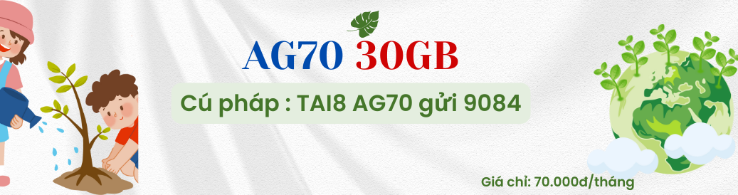 Hướng dẫn đăng ký gói AG70 Mobifone